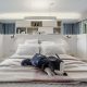 Open Headboard Design in St Andrew's Place's Bedroom