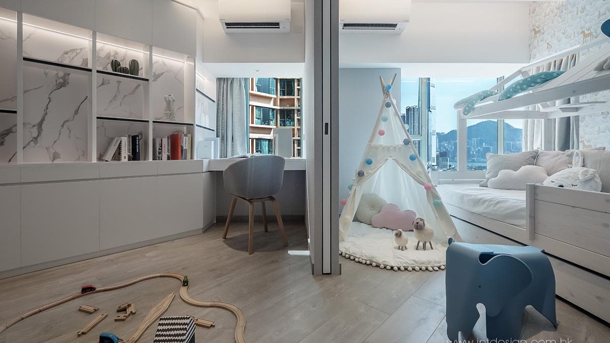 Park Avenue's Study and Kids Room Interior Design